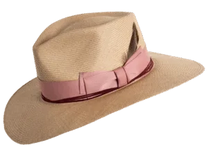 Australian Panama Hat in Natural Toquilla Straw - Angle View | Superior Hats