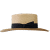 Gambler Panama Hat in Natural Toquilla Straw - Side Profile | Superior Hats