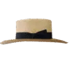 Gambler_Panama-Hat-Natural_Side Gambler Panama Hat in Natural Toquilla Straw - Side Profile | Superior Hats
