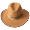 Pathfinder Center Dent Hat with Subtle Western Brim - Front View | Superior Hats