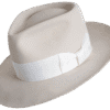Inspired by the refined style of the 1940s, this Fedora Hat combines a tall crown, snap brim - Superior Hats