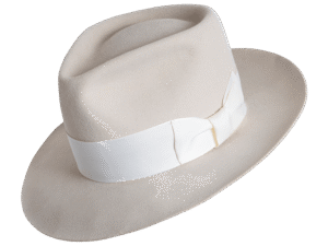 Inspired by the refined style of the 1940s, this Fedora Hat combines a tall crown, snap brim - Superior Hats