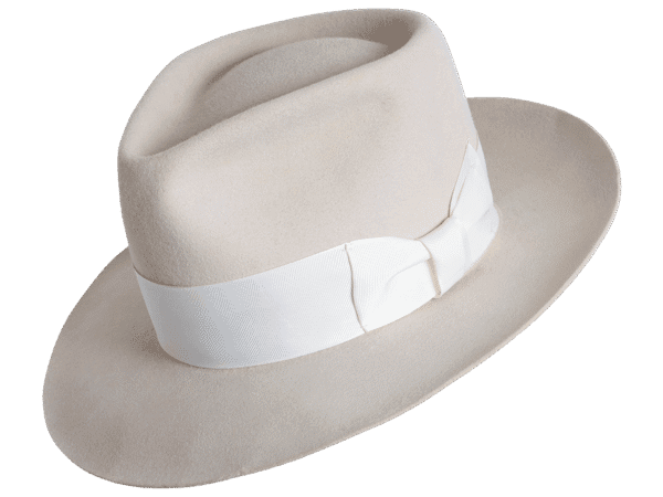 Inspired by the refined style of the 1940s, this Fedora Hat combines a tall crown, snap brim - Superior Hats