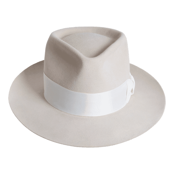 Inspired by the refined style of the 1940s, this Fedora Hat combines a tall crown, snap brim - Superior Hats