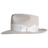 Inspired by the refined style of the 1940s, this Fedora Hat combines a tall crown, snap brim - Superior Hats
