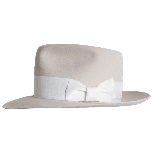 Inspired by the refined style of the 1940s, this Fedora Hat combines a tall crown, snap brim - Superior Hats
