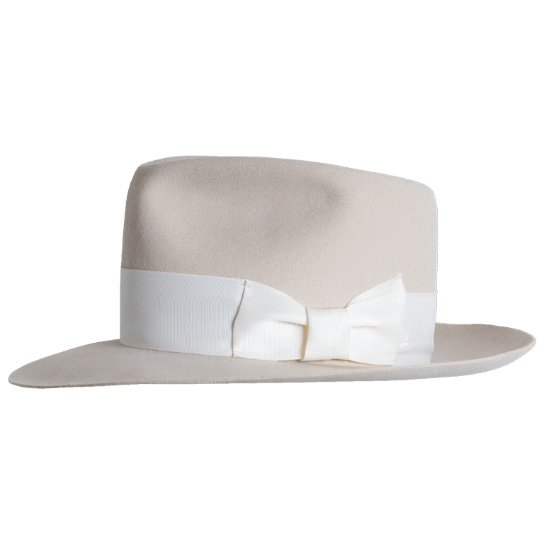 Inspired by the refined style of the 1940s, this Fedora Hat combines a tall crown, snap brim - Superior Hats