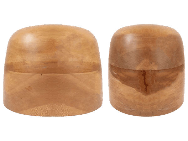 Open Crown Block Style 127 | Western Cattleman Hat Block | Superior Hats