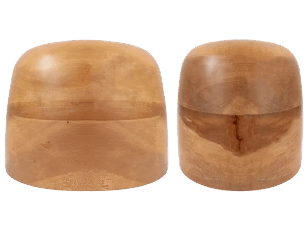 Block-Style-127_views Open Crown Block Style 127 | Western Cattleman Hat Block | Superior Hats