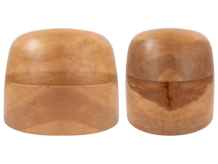 Open Crown Block Style 127 | Western Cattleman Hat Block | Superior Hats