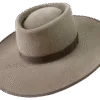 Superior Hats Western Hat Desert Moon Buckaroo with Wide Protective Brim - Angle View