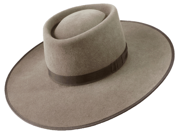 Superior Hats Western Hat Desert Moon Buckaroo with Wide Protective Brim - Angle View
