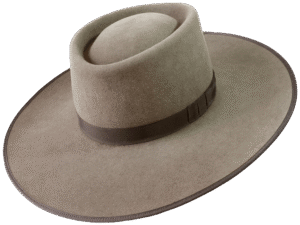 Superior Hats Western Hat Desert Moon Buckaroo with Wide Protective Brim - Angle View