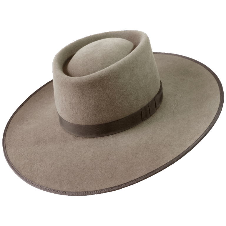 Superior Hats Western Hat Desert Moon Buckaroo with Wide Protective Brim - Angle View