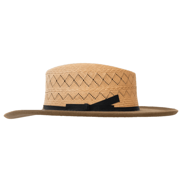 Dualist Hat Dorian with Dual-Material Construction - Side Profile | Superior Hats