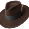 Elemental-Felt-Fedora-with-Contemporary-Classic-Design---Angle-View Elemental Felt Fedora Hat with Contemporary Classic Design - Angle View | Superior Hats