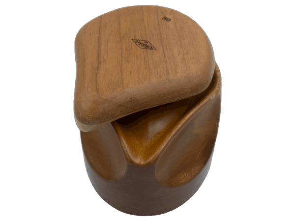 Fedora-Block-with-Tipper-45_front Pre-shaped Fedora Block | Professional Teardrop Crown Mold | Superior Hats