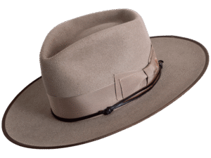 Superior Hats Premium Felt Hat Flâneur with Bold Proportions - Angle View