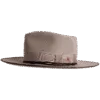 Flaneur-Premium-Felt-Side Superior Hats Premium Felt Hat Flâneur with Leather Band Detail - Side Profile