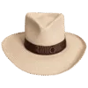 Mountain_Panama_Front Mountain Panama Hat with Diamond Crown and Western Brim - Front View | Superior Hats