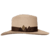 Mountain Panama Hat with Western-Inspired Silhouette - Side Profile | Superior Hats