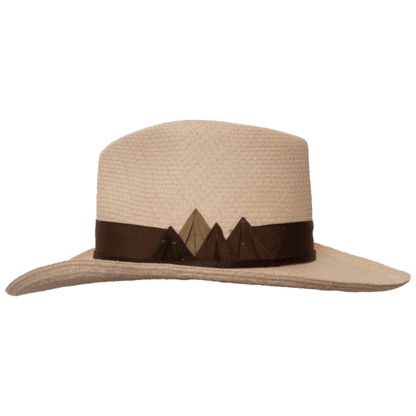 Mountain Panama Hat with Western-Inspired Silhouette - Side Profile | Superior Hats