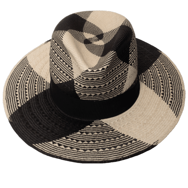 Nightfall Two-Tone Panama Hat with Center Dent Crown - Front View | Superior Hats