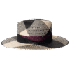 Nightfall Panama Hat with Star-Inspired Ribbon Details - Side Profile | Superior Hats