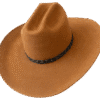 Outrider Premium Cattleman Hat Wide Western Brim Angle - Angle View | Superior Hats