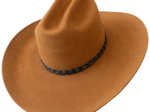 Imposing Western Presence. Cattleman hat with 12 cm cowboy brim