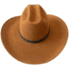 Imposing Western Presence. Cattleman hat with 12 cm cowboy brim