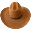 Outrider_Premium-Cattleman-Hat_Wide-Western-Brim_Front Imposing Western Presence. Cattleman hat with 12 cm cowboy brim