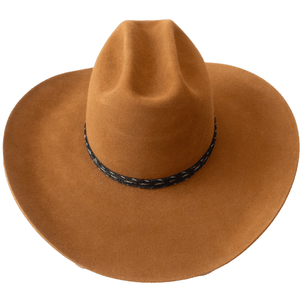 Imposing Western Presence. Cattleman hat with 12 cm cowboy brim