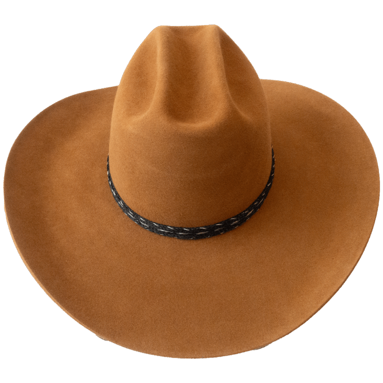 Imposing Western Presence. Cattleman hat with 12 cm cowboy brim