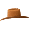 Imposing Western Presence. Cattleman hat with 12 cm cowboy brim