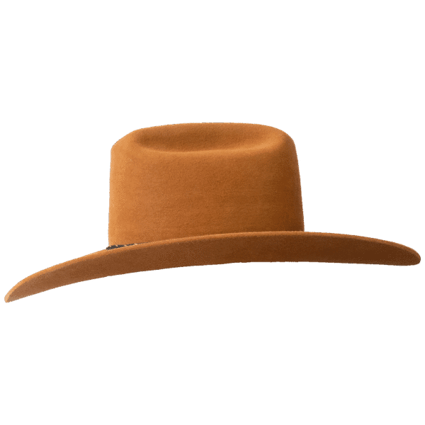 Imposing Western Presence. Cattleman hat with 12 cm cowboy brim