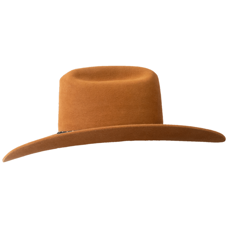 Imposing Western Presence. Cattleman hat with 12 cm cowboy brim