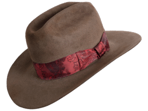Stormflare | Distressed Cattleman Hat with Patterned Band | Superior Hats