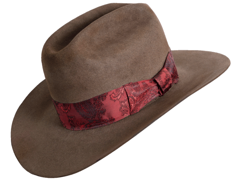 Stormflare | Distressed Cattleman Hat with Patterned Band | Superior Hats