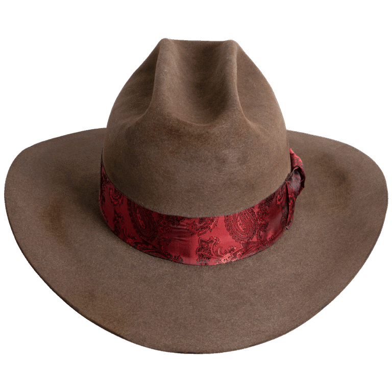 Stormflare | Distressed Cattleman Hat with Patterned Band | Superior Hats
