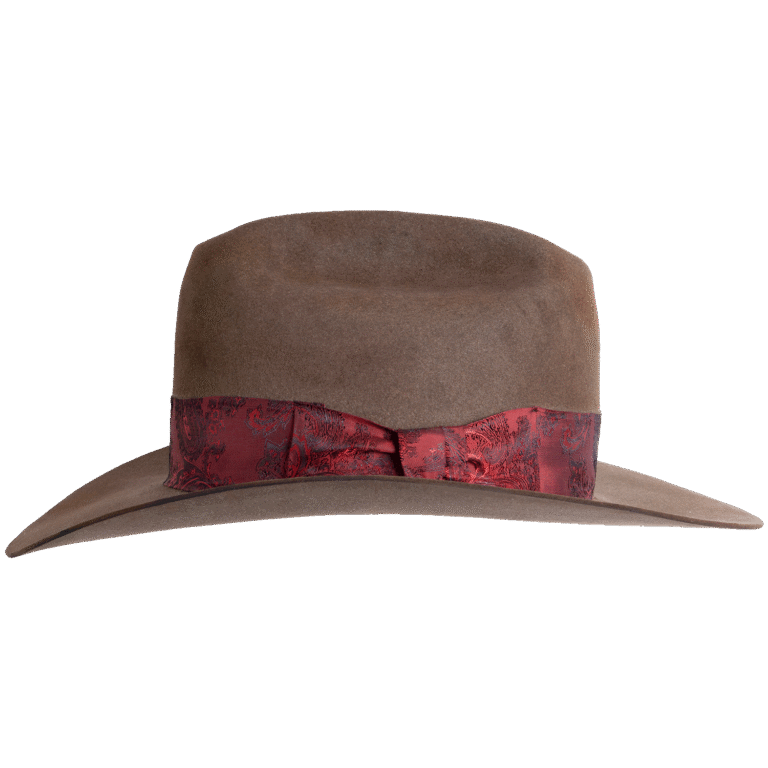 Stormflare | Distressed Cattleman Hat with Patterned Band | Superior Hats