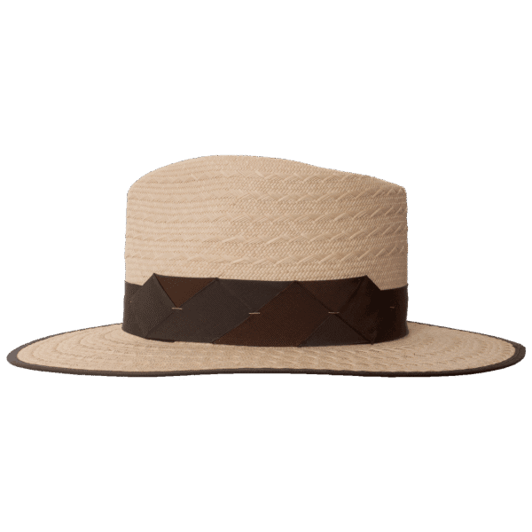 Terra Panama Hat with Clean, Elegant Silhouette - Side Profile | Superior Hats