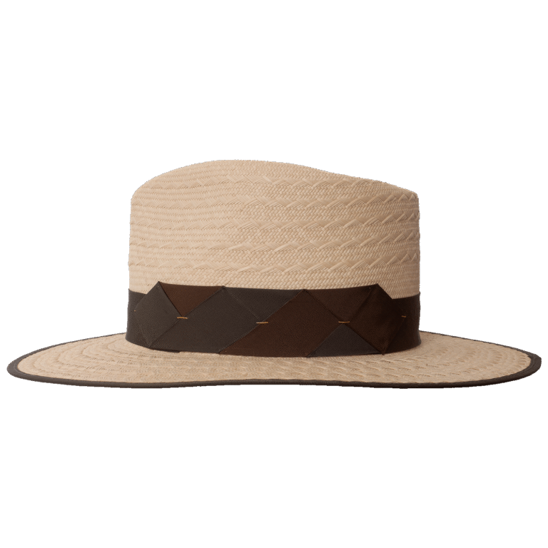Terra Panama Hat with Clean, Elegant Silhouette - Side Profile | Superior Hats