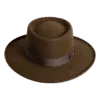 Gambler Premium Felt Hat with Telescope Crown - Front View | Superior Hats
