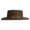 Classic Gambler Hat with Curled Brim - Side Profile | Superior Hats