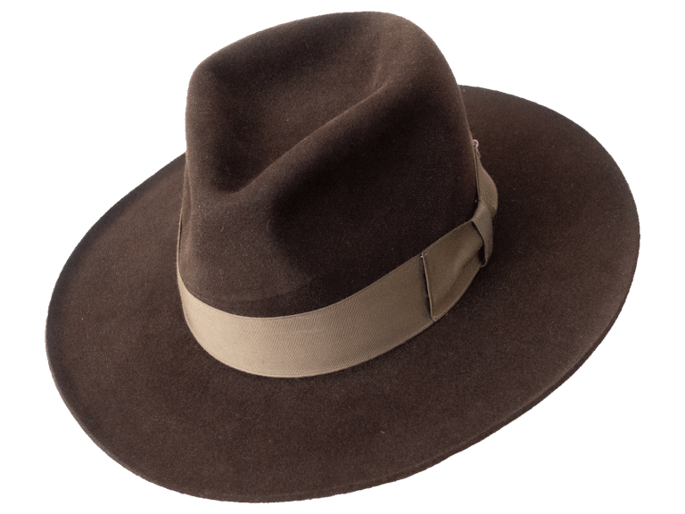 The Settler Modern Interpretation of Classic Fedora - Angle View | Superior Hats
