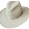 Trailblazer Western Felt Hat with Stylized Silhouette - Angle View | Superior Hats