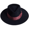 Vincent Classic Fedora with Teardrop Crown - Front View | Superior Hats