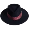 Vincent Classic Fedora with Teardrop Crown - Front View | Superior Hats