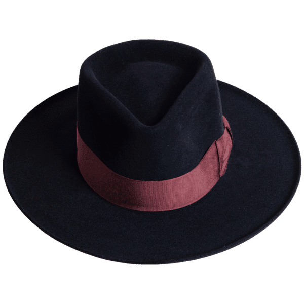 Vincent Classic Fedora with Teardrop Crown - Front View | Superior Hats